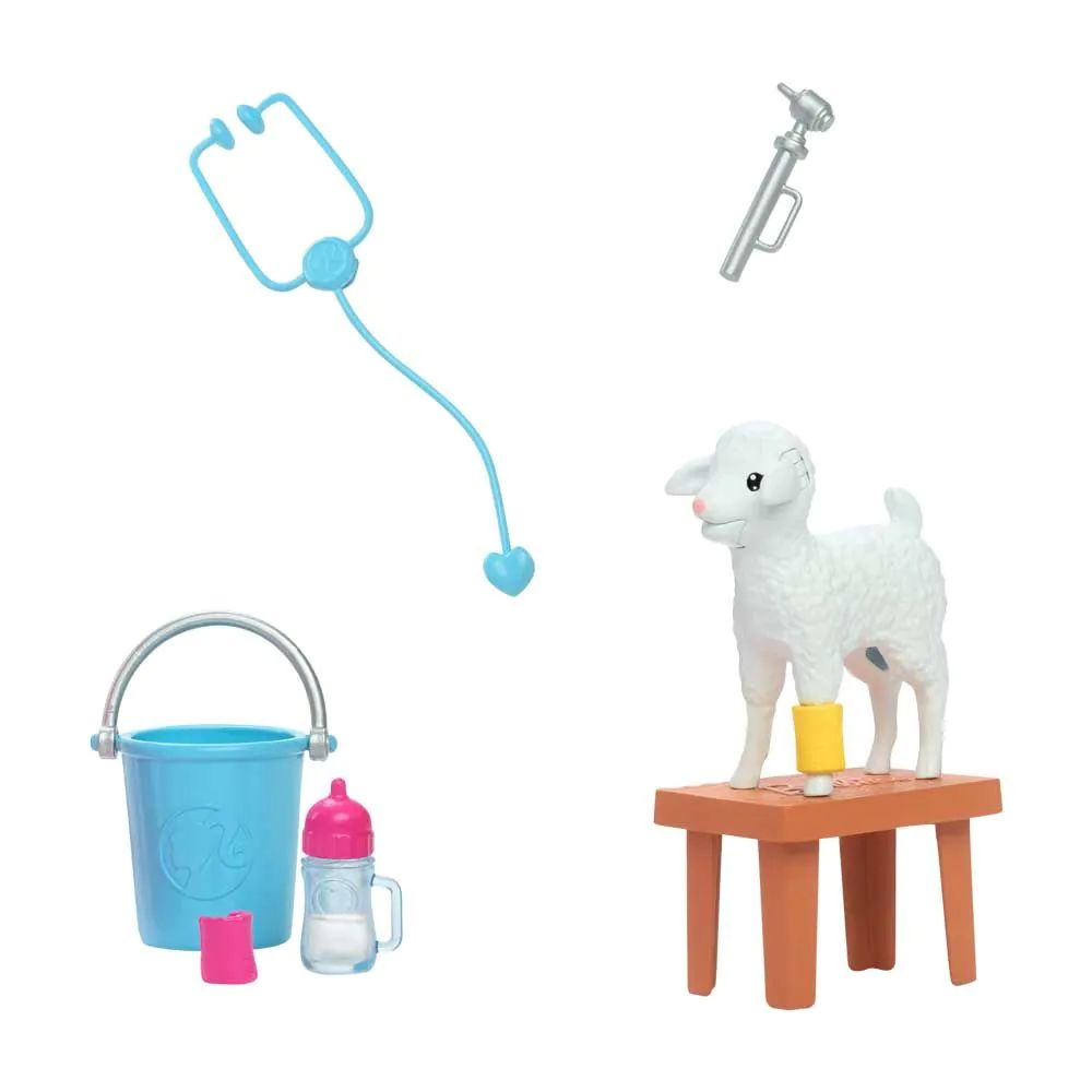 Papusa cu accesorii Barbie Careers Veterinar la Ferma - poza 5