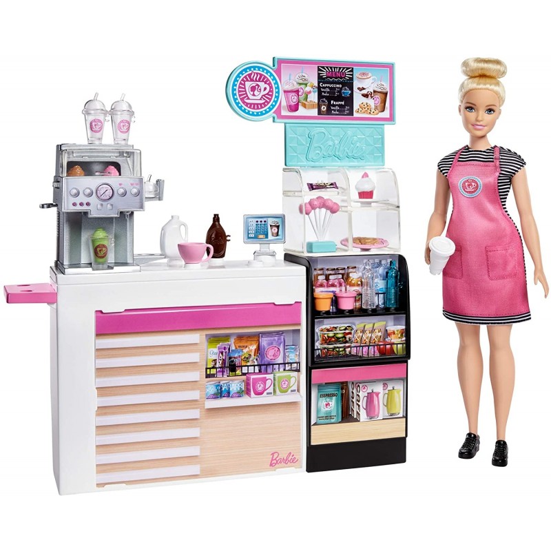 Papusa cu accesorii Cafeneaua Barbie - poza 1