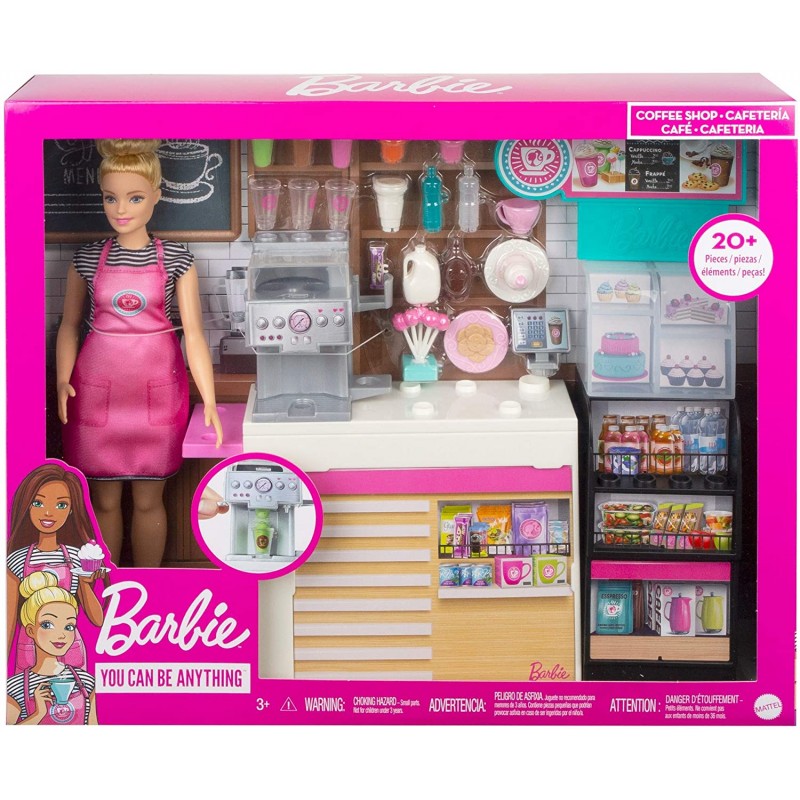 Papusa cu accesorii Cafeneaua Barbie - poza 2