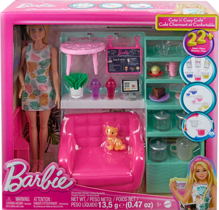 Papusa cu accesorii Cafeneaua Barbie Cute n Cozy Cafe - poza 2