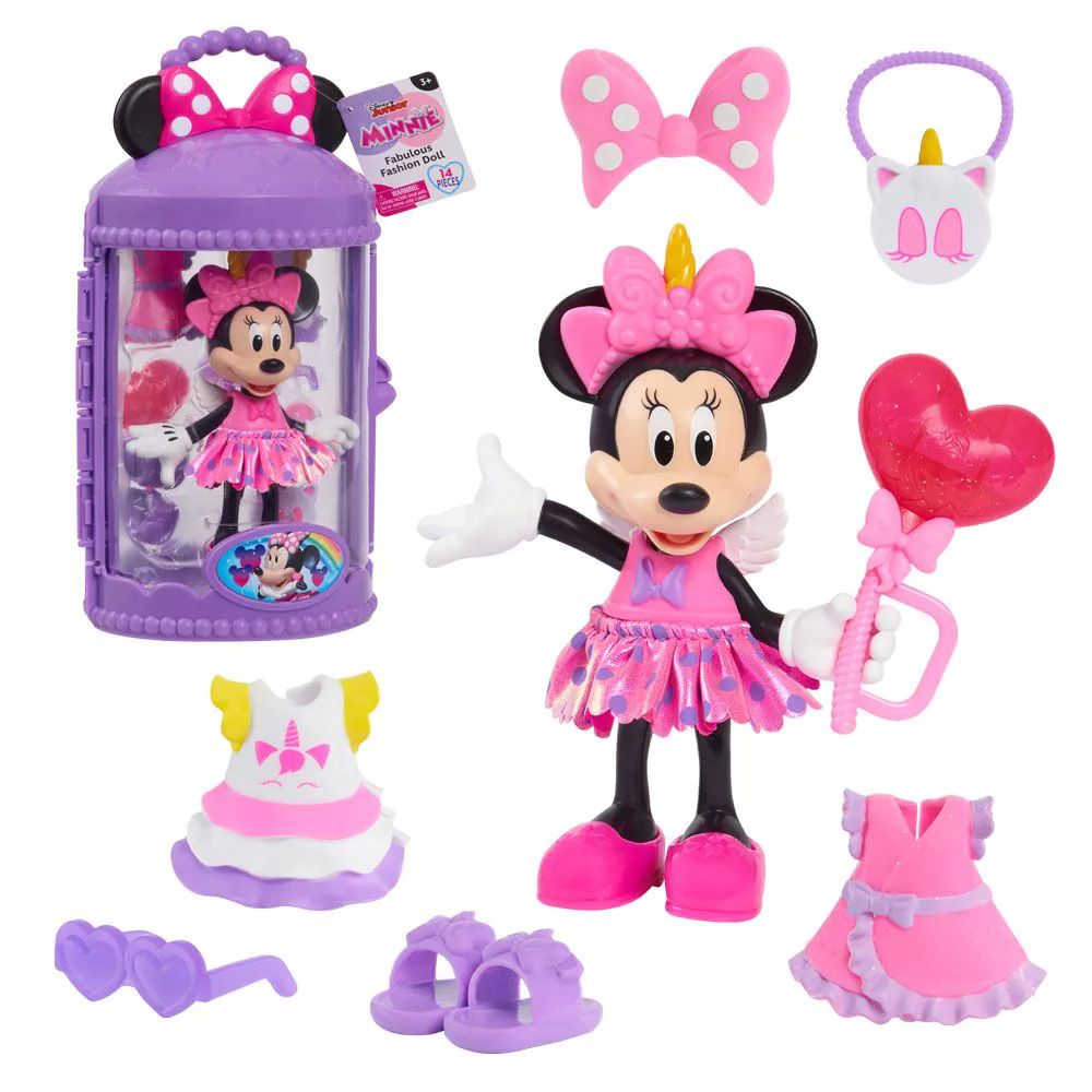 Papusa cu accesorii Disney Minnie Mouse Unicorn 89942 - poza 3
