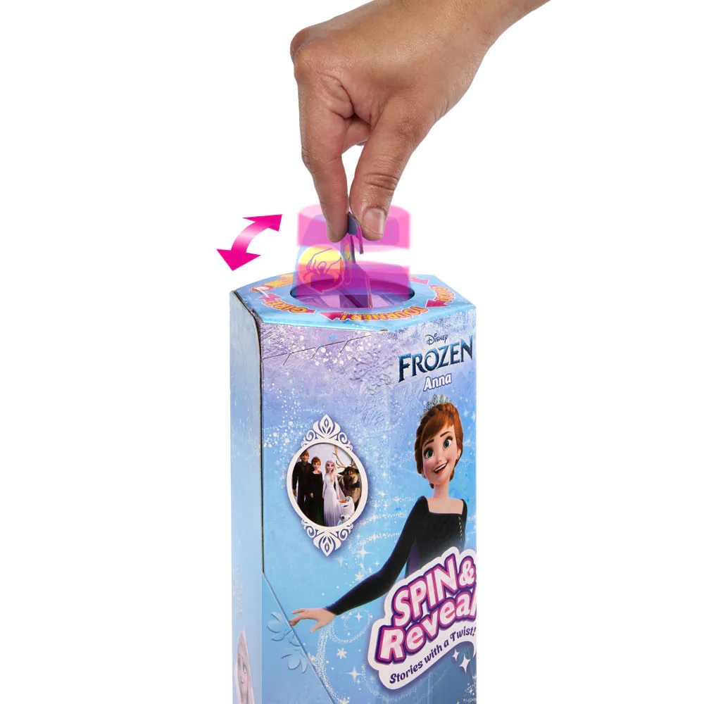 Papusa cu accesorii Disney Princess Spin and Reveal Frozen Anna - poza 4