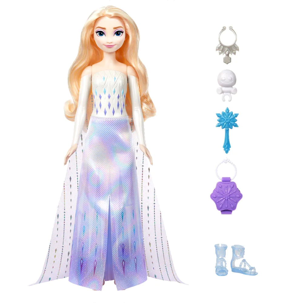 Papusa cu accesorii Disney Princess Spin and Reveal Frozen Elsa - poza 1