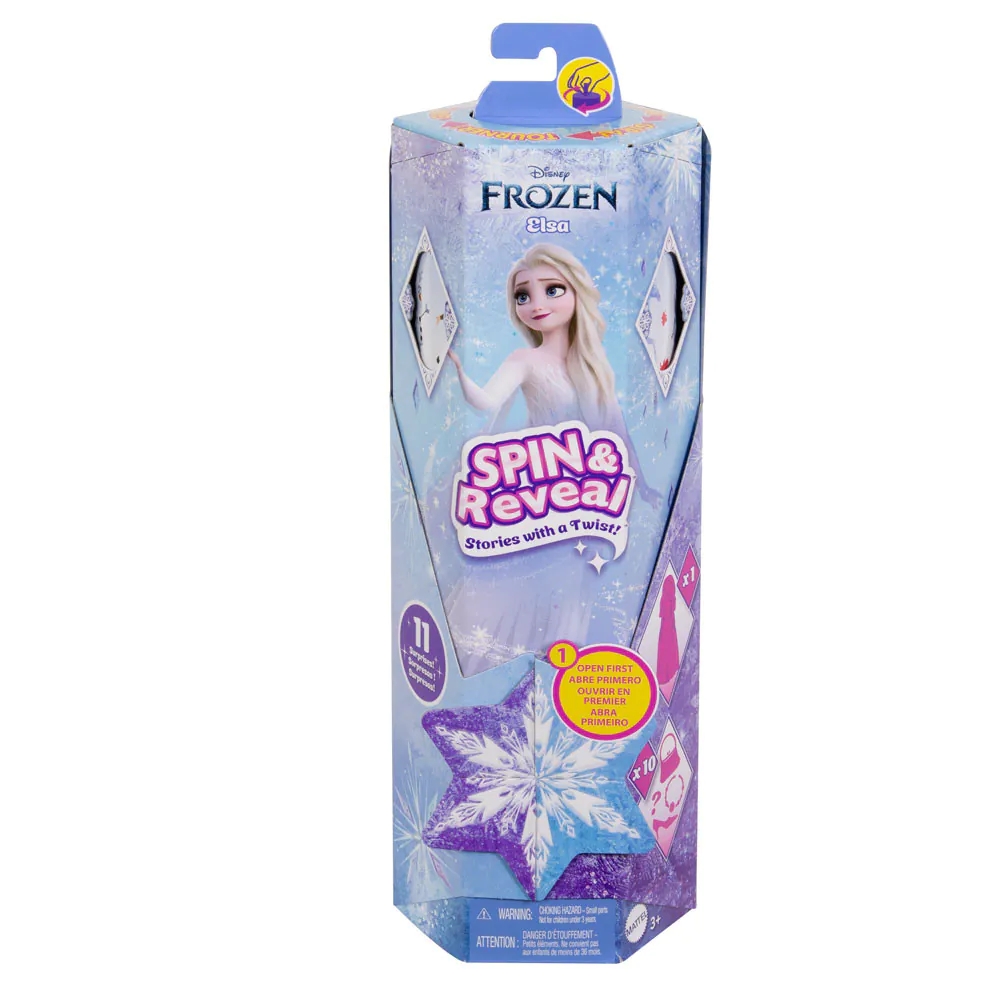 Papusa cu accesorii Disney Princess Spin and Reveal Frozen Elsa - poza 3