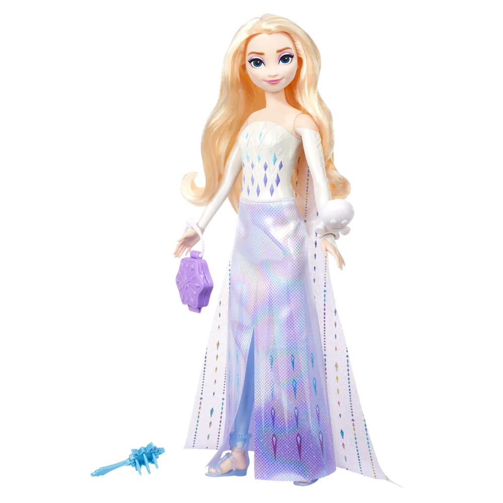 Papusa cu accesorii Disney Princess Spin and Reveal Frozen Elsa - poza 4