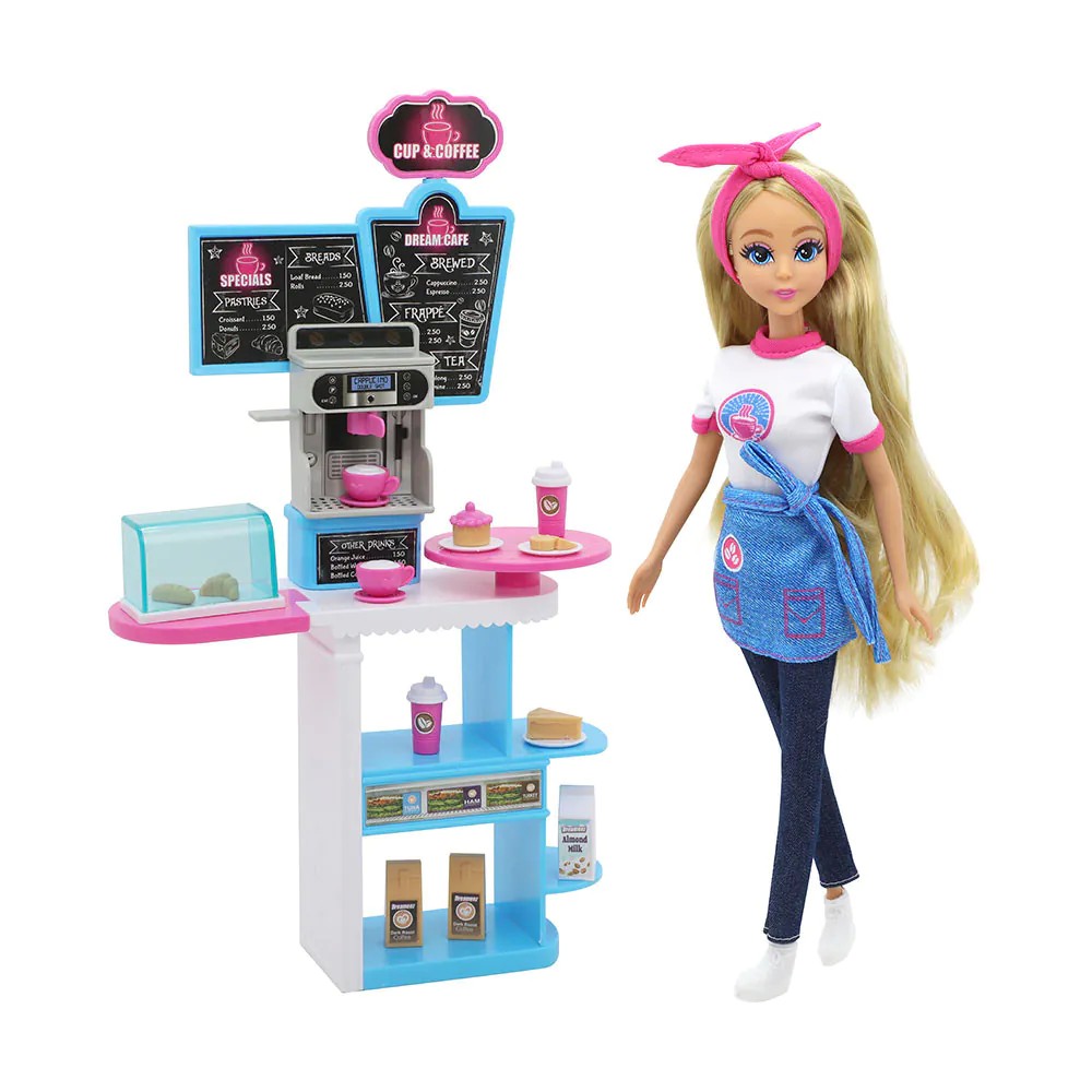Papusa cu accesorii Dreameez Cafenea - poza 1