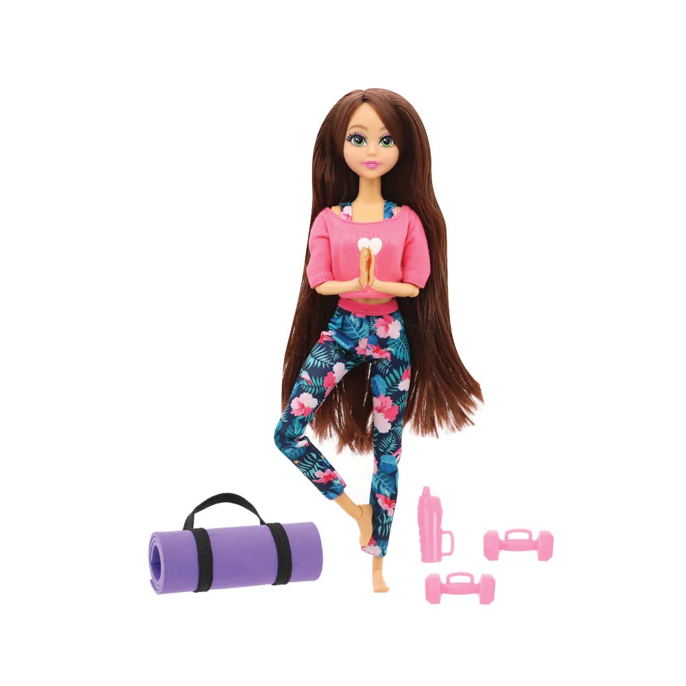 Papusa cu accesorii Dreameez Instructor Yoga - poza 1