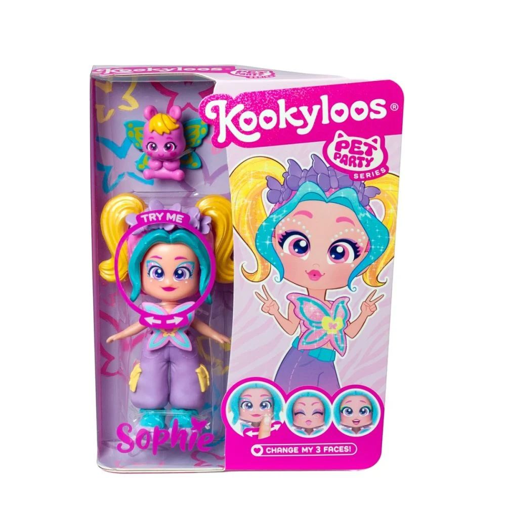 Papusa cu accesorii Kookyloos Pets Party Diverse Modele - poza 3