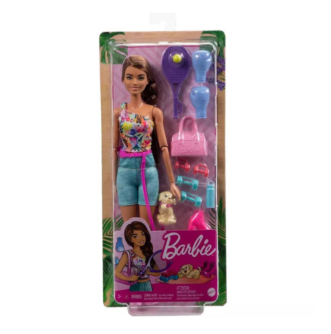 Papusa cu accesorii Mattel Barbie Fitness - poza 2