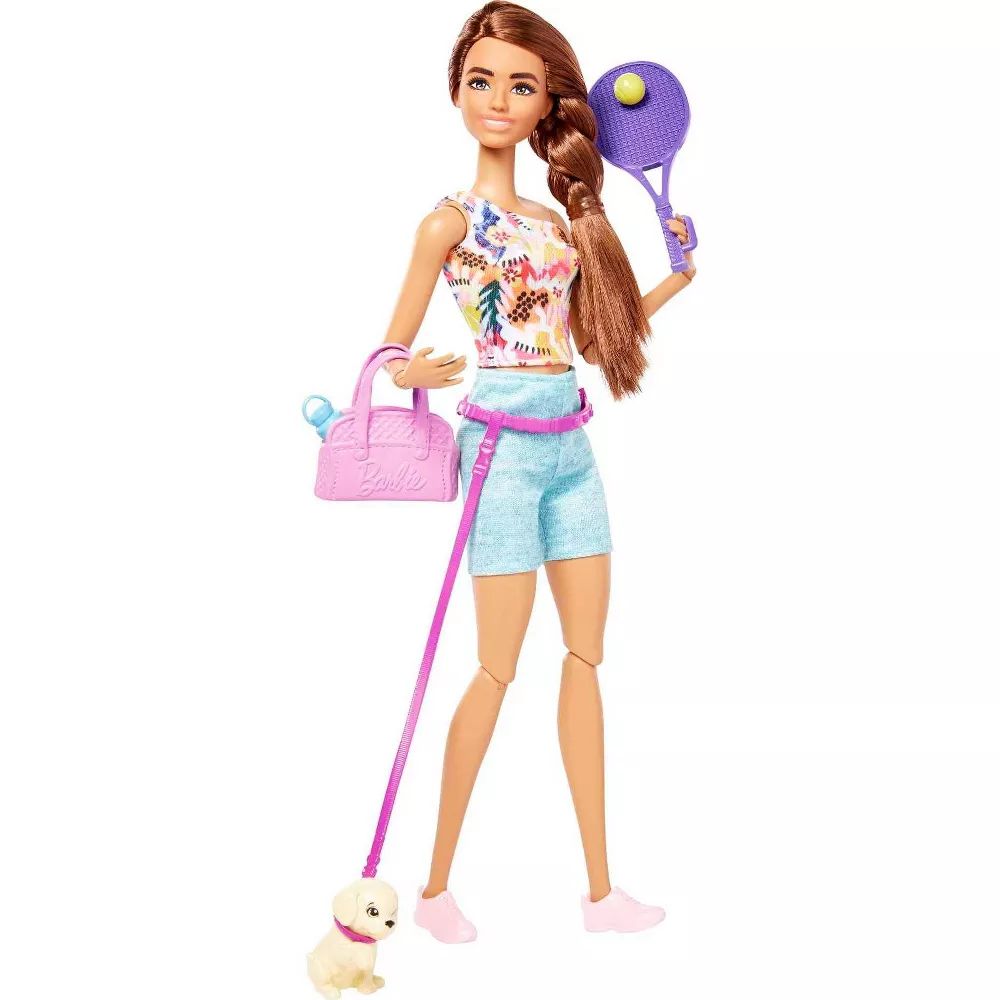 Papusa cu accesorii Mattel Barbie Fitness - poza 4