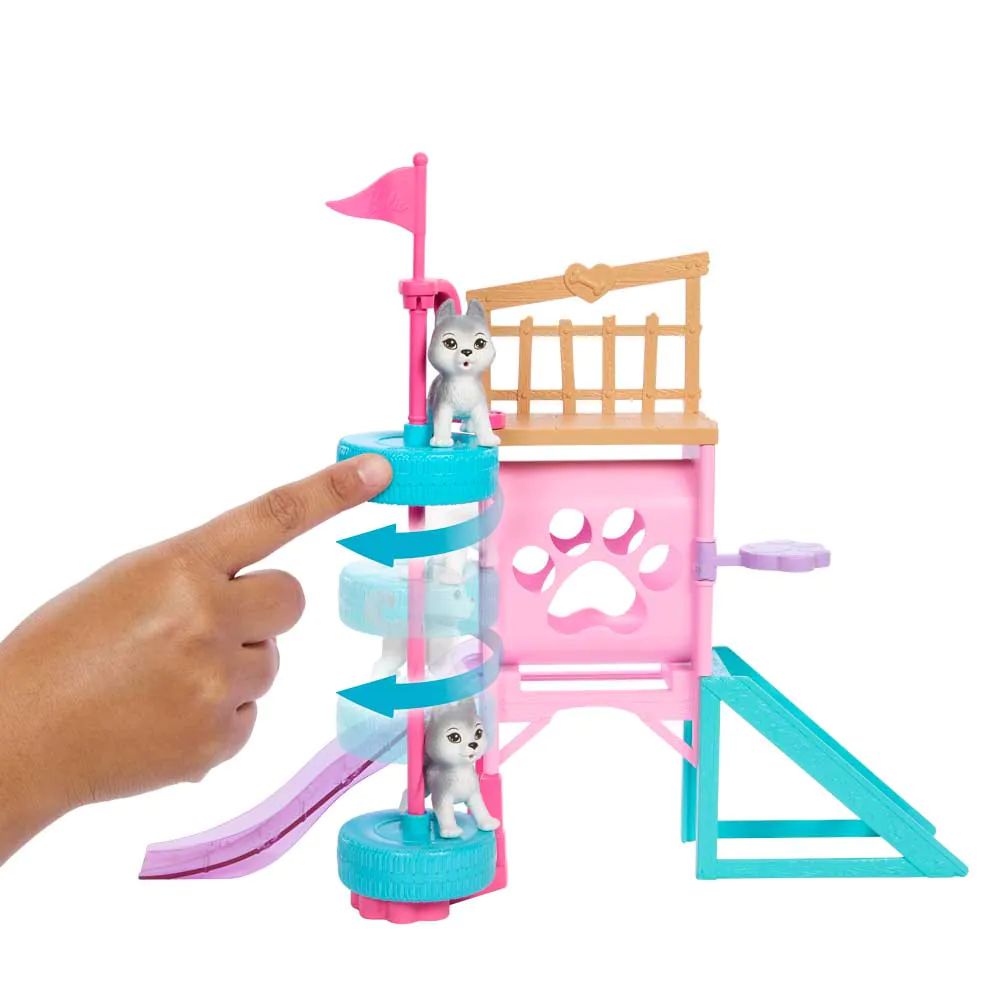 Papusa cu accesorii si animalut Barbie Stacie To The Rescue - poza 3