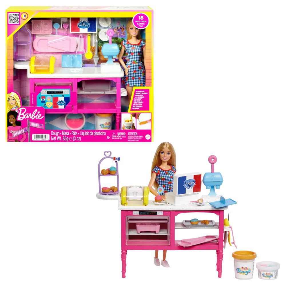 Papusa cu accesorii si plastilina Patiseria Barbie - poza 3