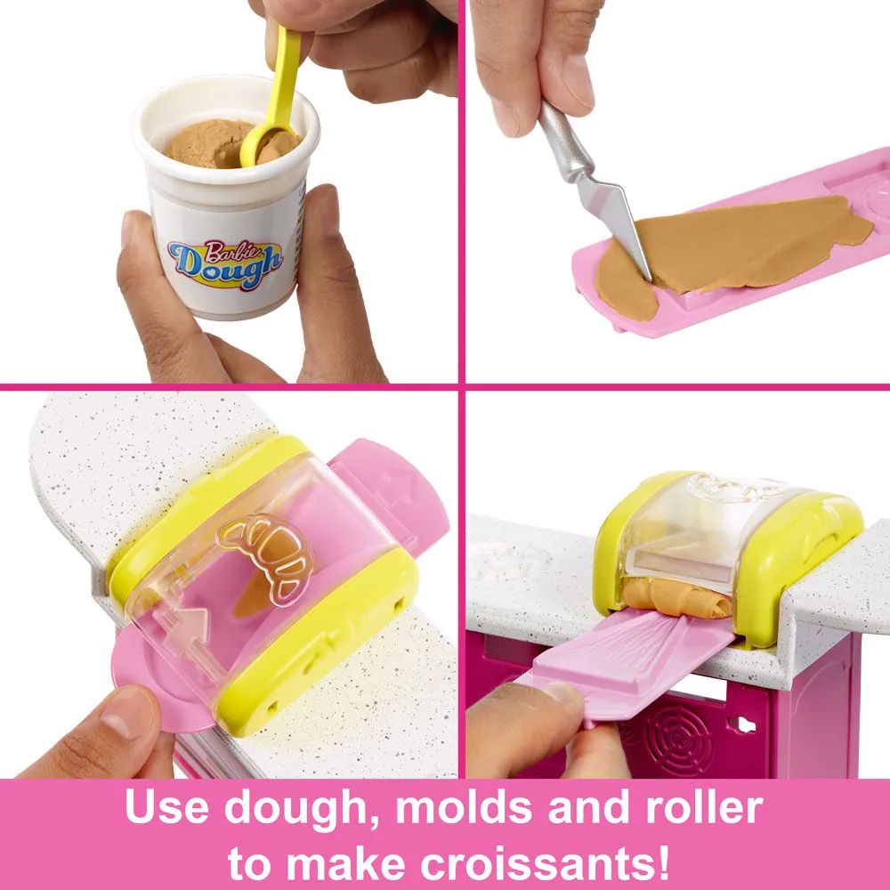 Papusa cu accesorii si plastilina Patiseria Barbie - poza 4