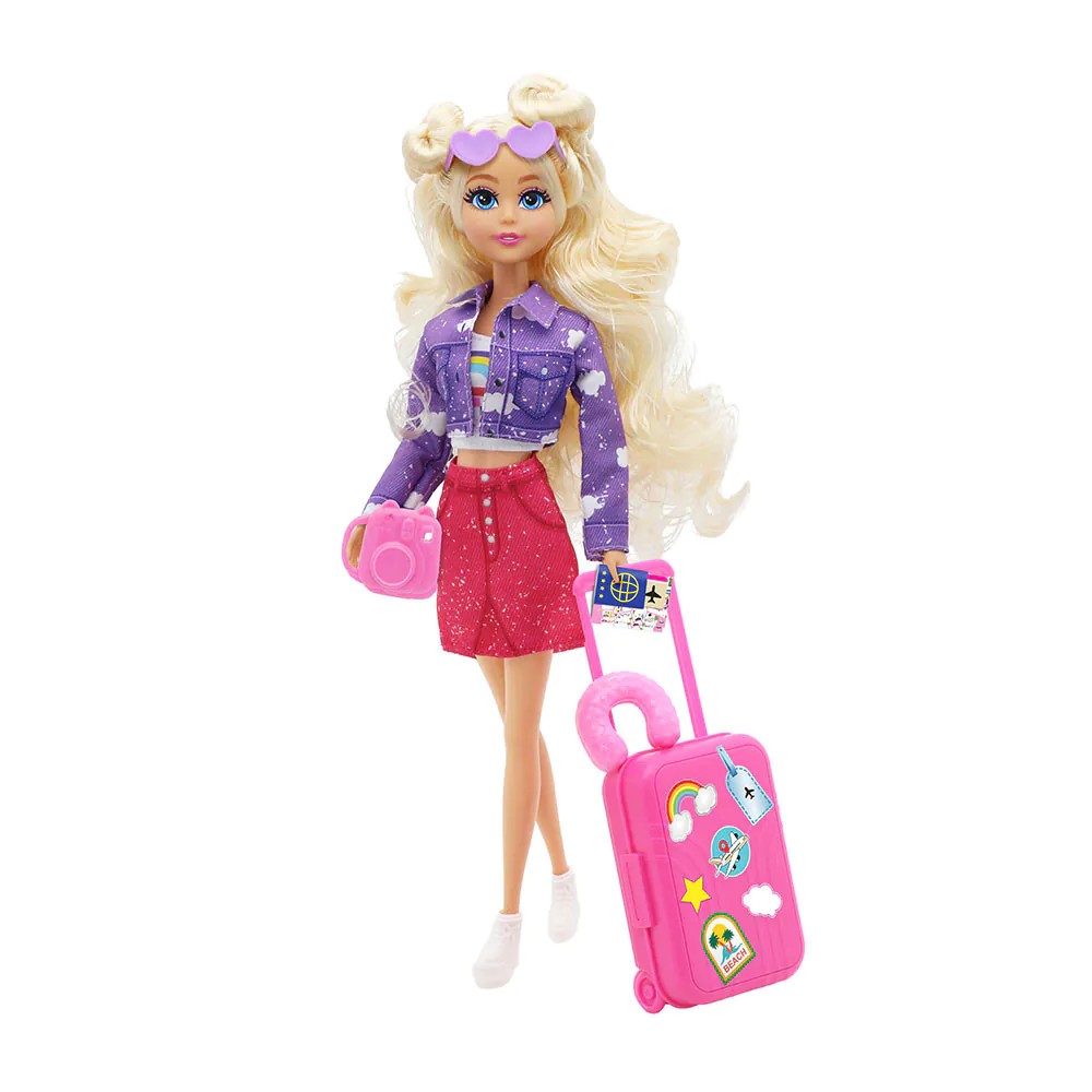 Papusa cu accesorii si valiza Dreameez Calatorie - poza 1
