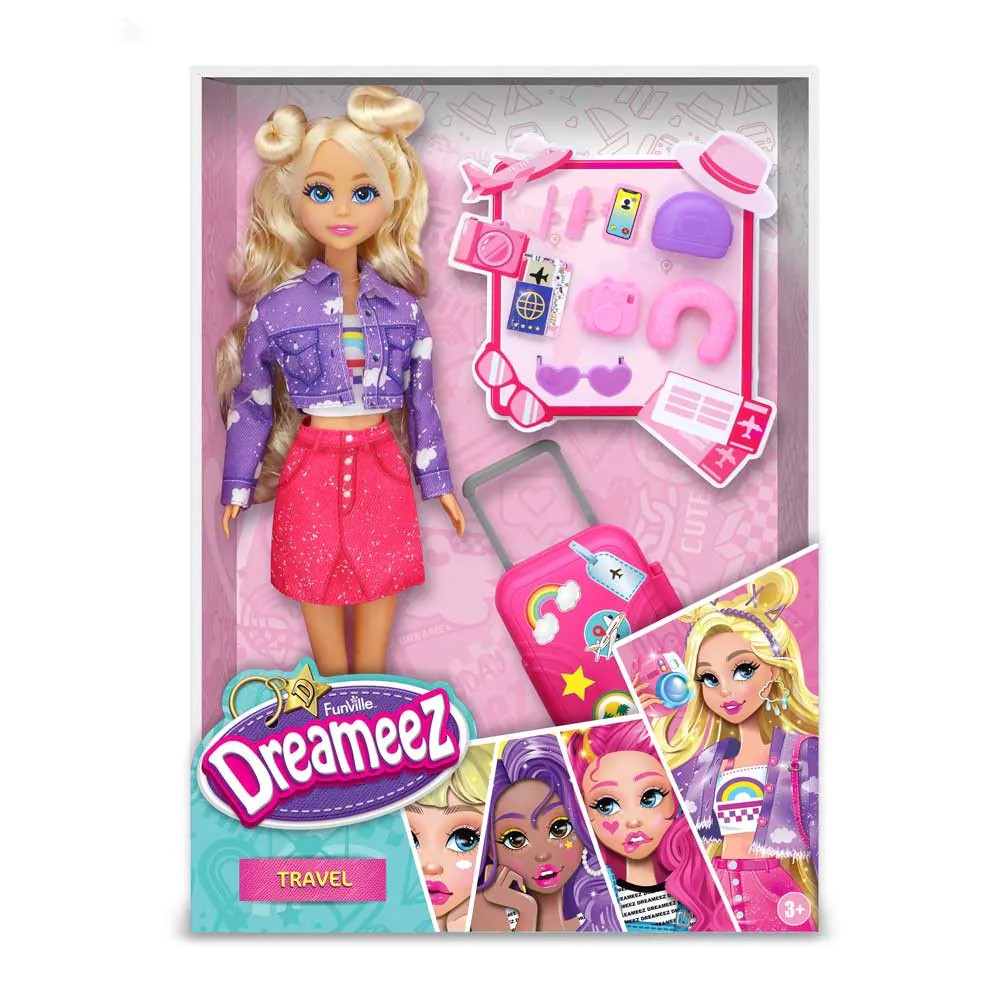 Papusa cu accesorii si valiza Dreameez Calatorie - poza 2
