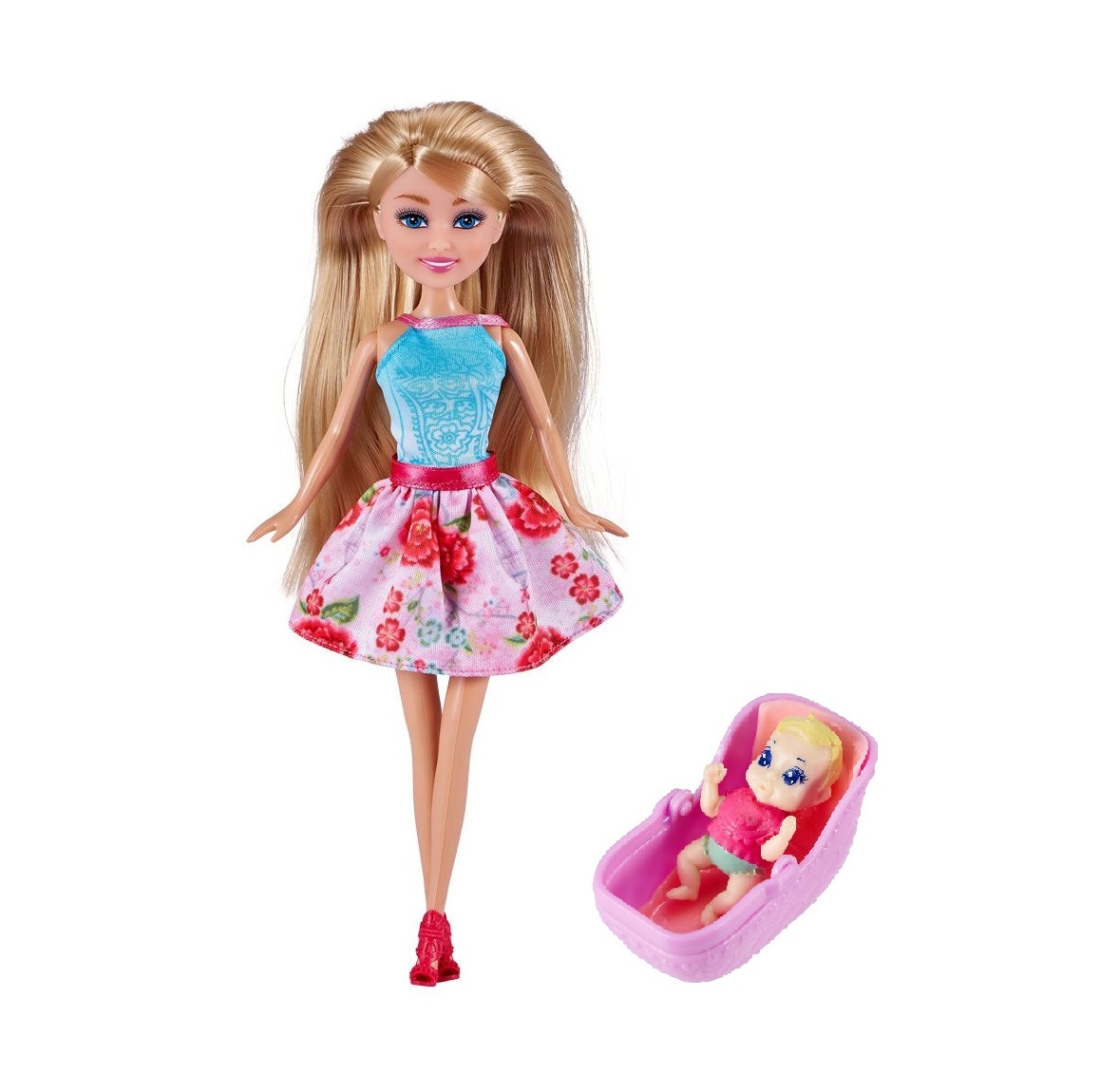 Papusa cu accesorii Sparkle Girlz Baby Sitter - poza 1