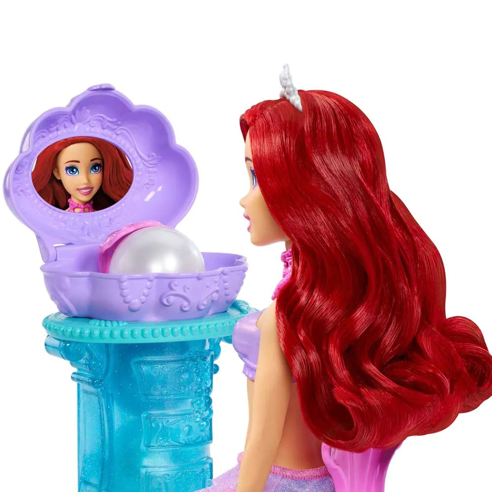 Papusa cu accesorii surpriza Disney Princess Ariel Vanity Pop - poza 5