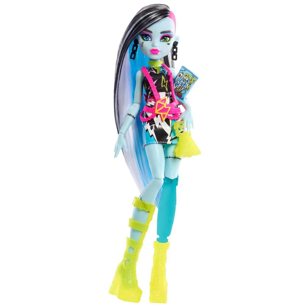 Papusa cu accesorii surpriza Monster High Skulltimate Secrets Frankie - poza 5