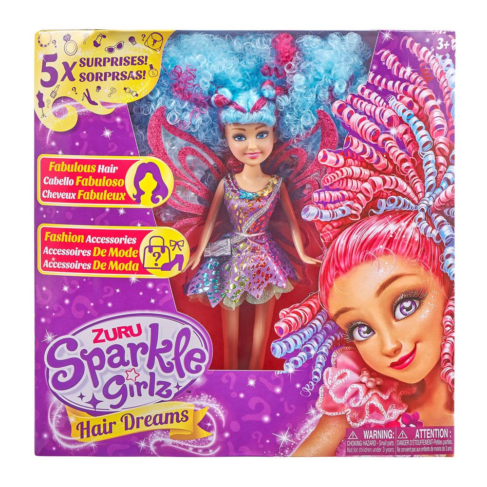 Papusa cu accesorii surpriza Sparkle Girls Hair Dreams - poza 2