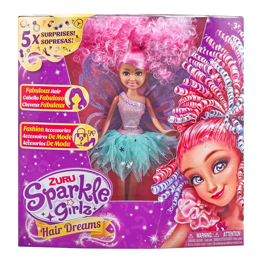 Papusa cu accesorii surpriza Sparkle Girls Hair Dreams - poza 3