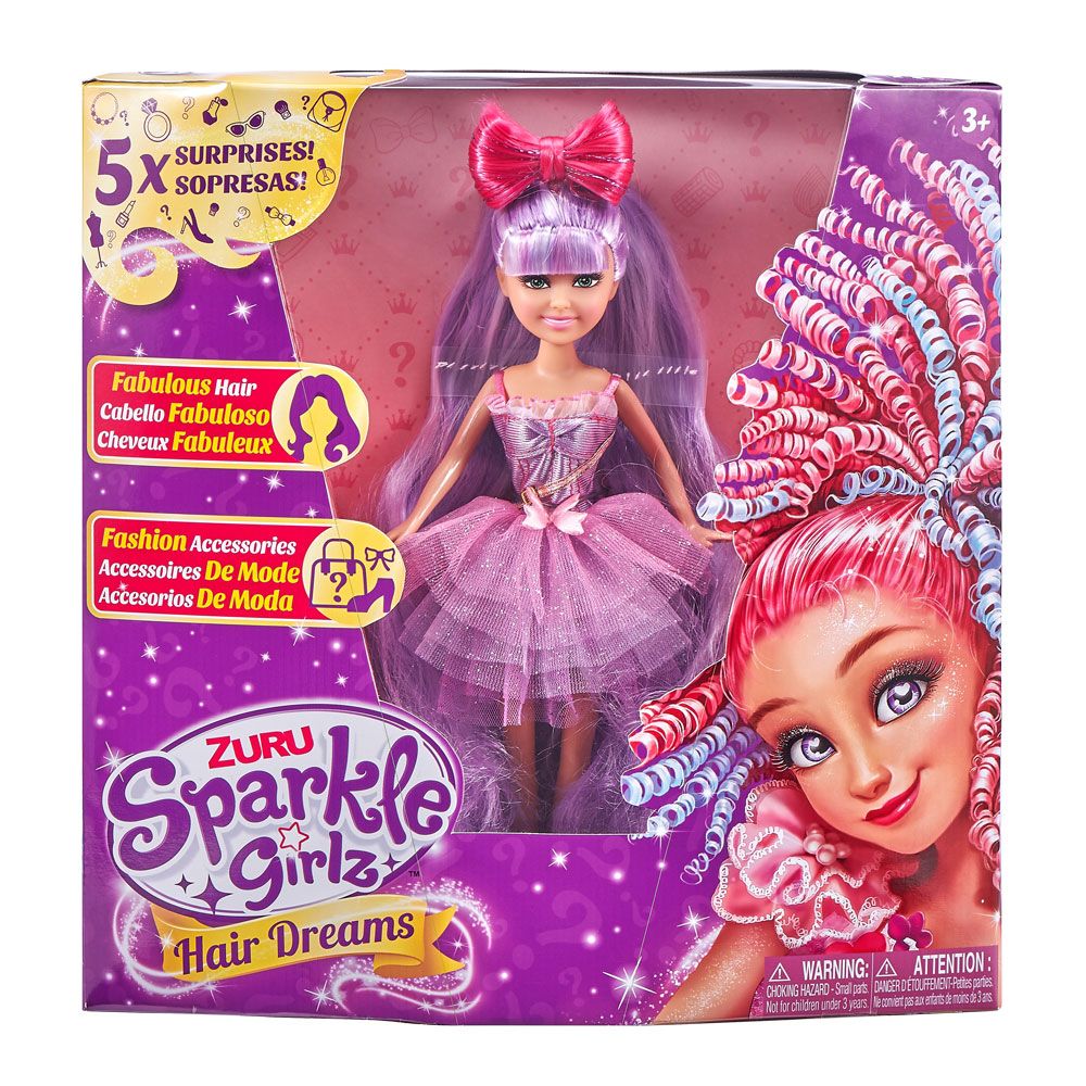 Papusa cu accesorii surpriza Sparkle Girls Hair Dreams - poza 4