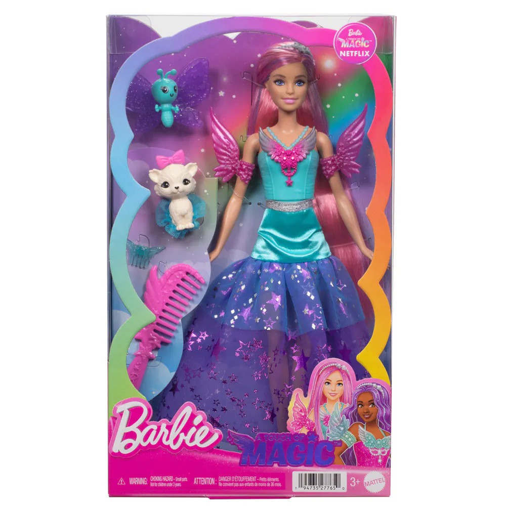 Papusa cu animalut Barbie A Touch Of Magic - poza 3