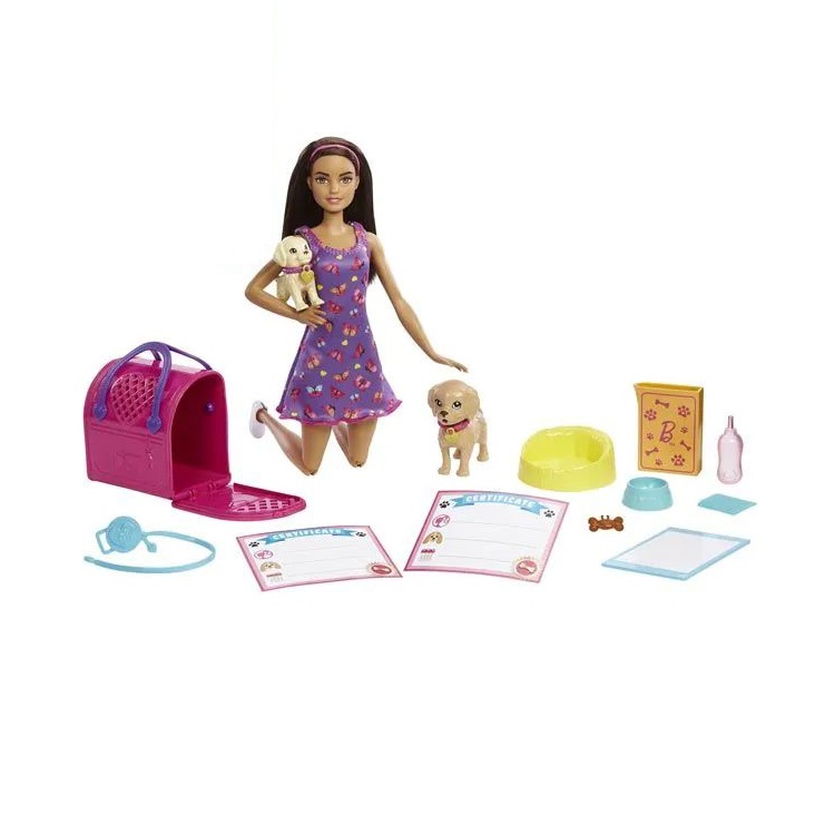 Papusa cu animalut de companie Barbie Pup Adoption - poza 1