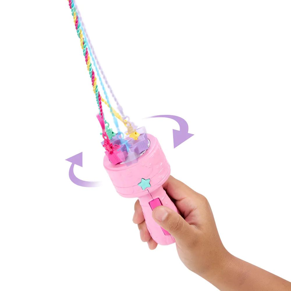 Papusa cu aparat de coafat Barbie Dreamtopia Twist n Style - poza 4