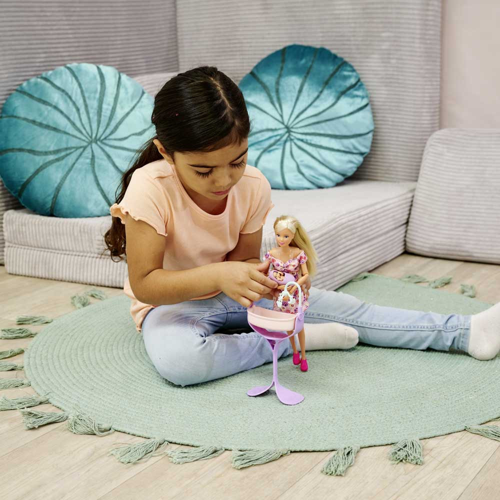 Papusa cu bebelus si acccesorii Simba Stefi Love Hello Baby - poza 5