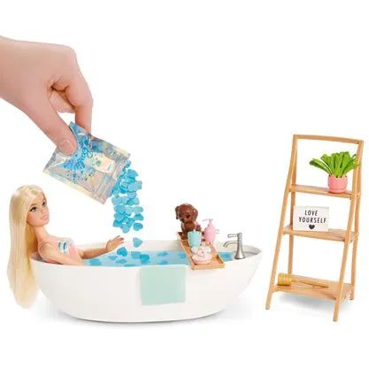Papusa cu cada si accesorii Barbie Welness Confetti - poza 4