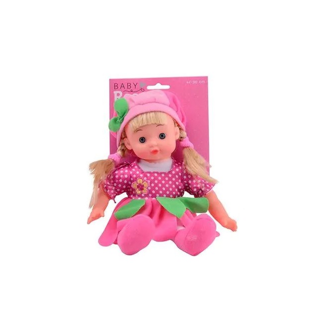 Papusa cu corp moale Baby Rose John Toys 30 cm - poza 3