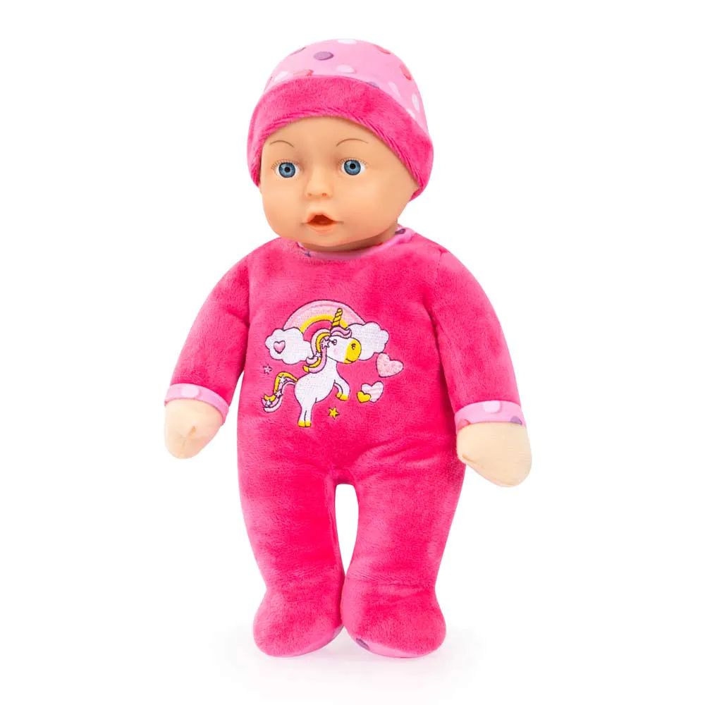 Papusa cu corp moale si salopeta Unicorn Bayer 30 cm diverse modele - poza 5