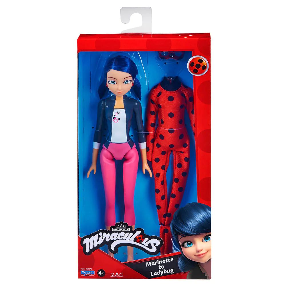 Papusa cu costum XL Miraculous LadyBug - poza 2