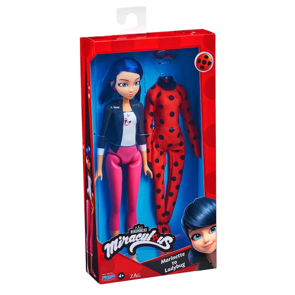 Papusa cu costum XL Miraculous LadyBug - poza 3