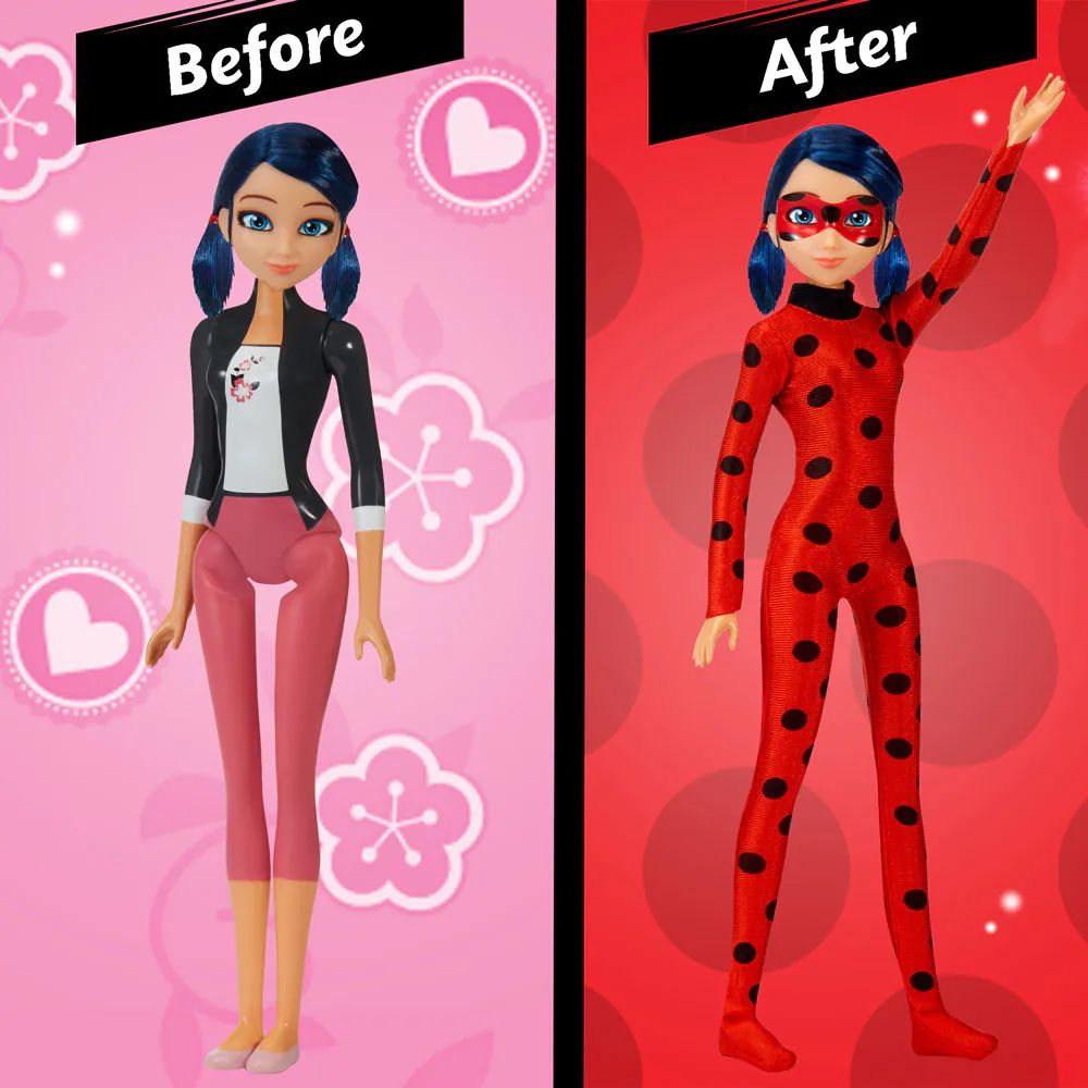 Papusa cu costum XL Miraculous LadyBug - poza 5