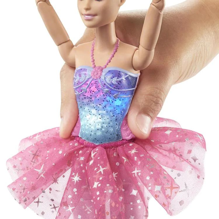 Papusa cu lumini Barbie Dreamtopia Ballerina - poza 3