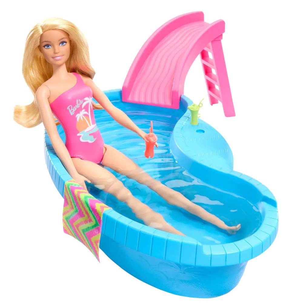 Papusa cu piscina Barbie Fun In The Sun - poza 1