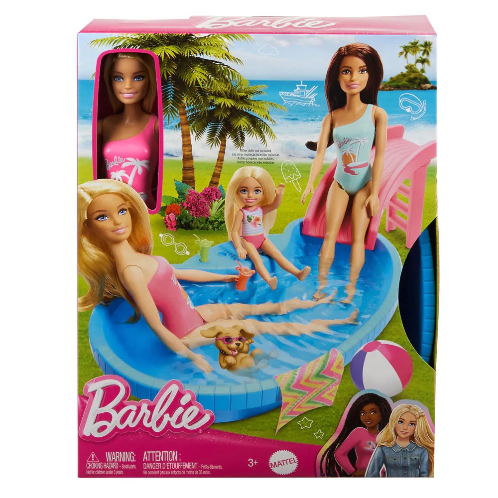 Papusa cu piscina Barbie Fun In The Sun - poza 2