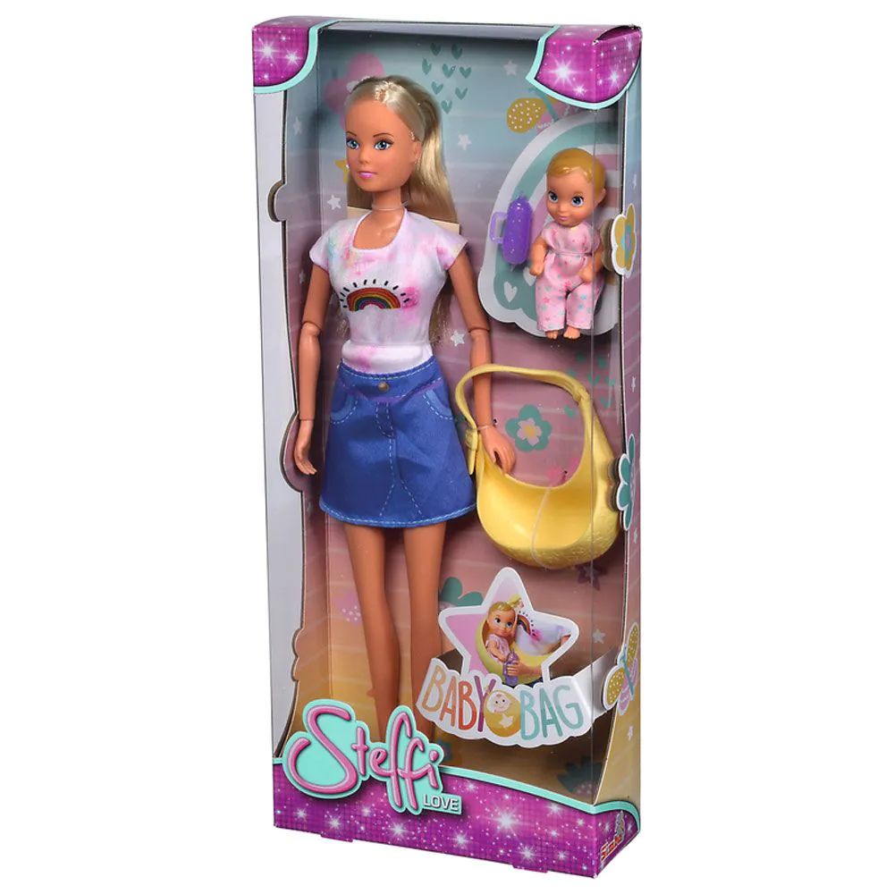 Papusa cu port bebe Simba Steffi Love 29 cm - poza 2