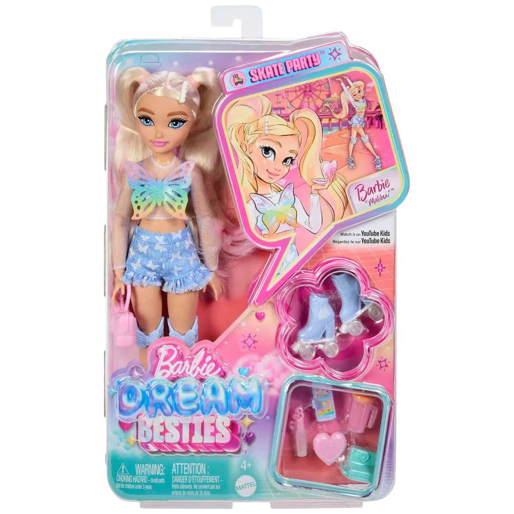 Papusa cu role Barbie Dream Besties Malibu Barbie - poza 2