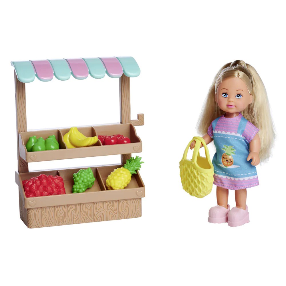 Papusa cu stand de fructe si accesorii Evi Love - poza 1