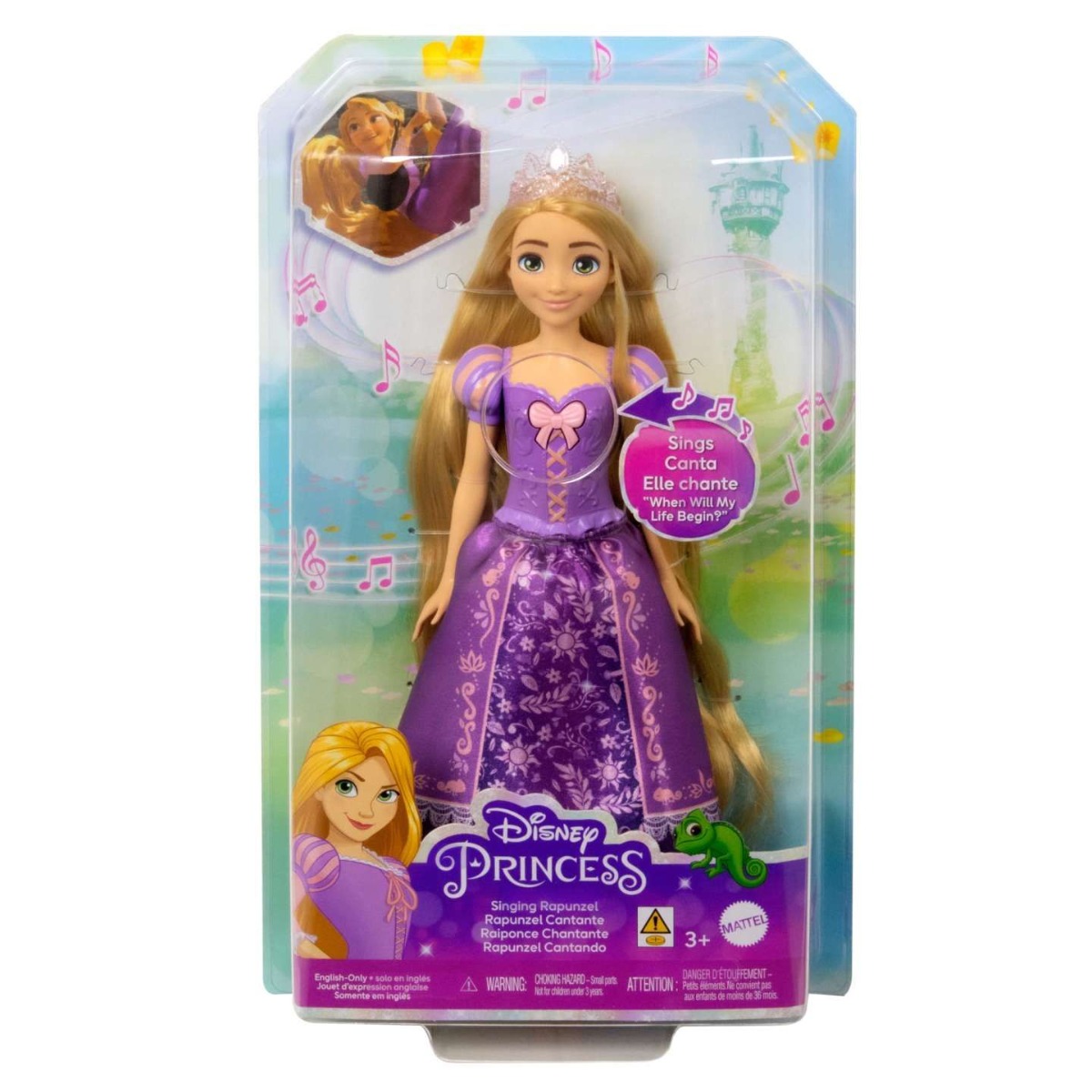 Papusa cu sunete Disney Princess Rapunzel - poza 2