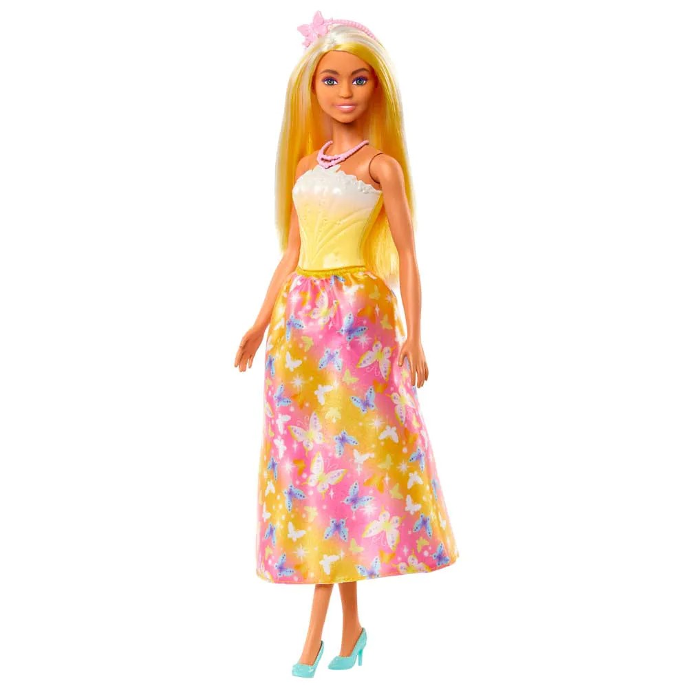 Papusa cu suvite portocalii Barbie Fantasy Princess Dreamtopia - poza 1
