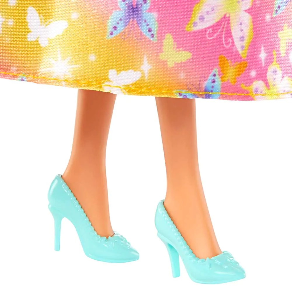 Papusa cu suvite portocalii Barbie Fantasy Princess Dreamtopia - poza 2