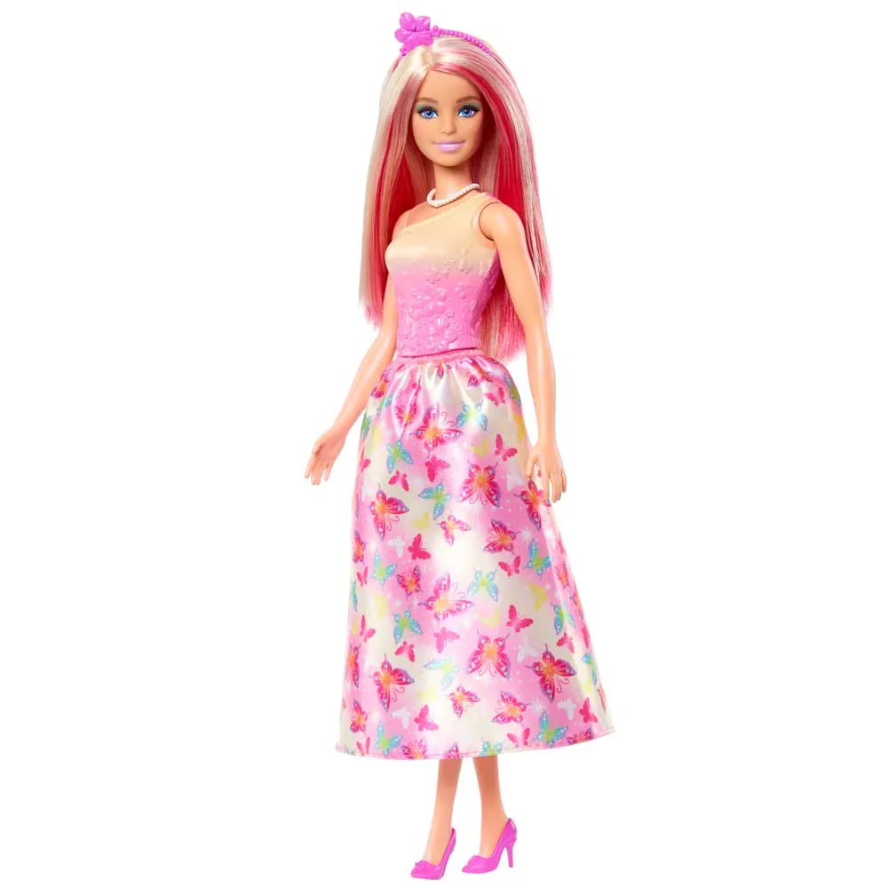 Papusa cu suvite roz Barbie Fantasy Princess Dreamtopia - poza 1