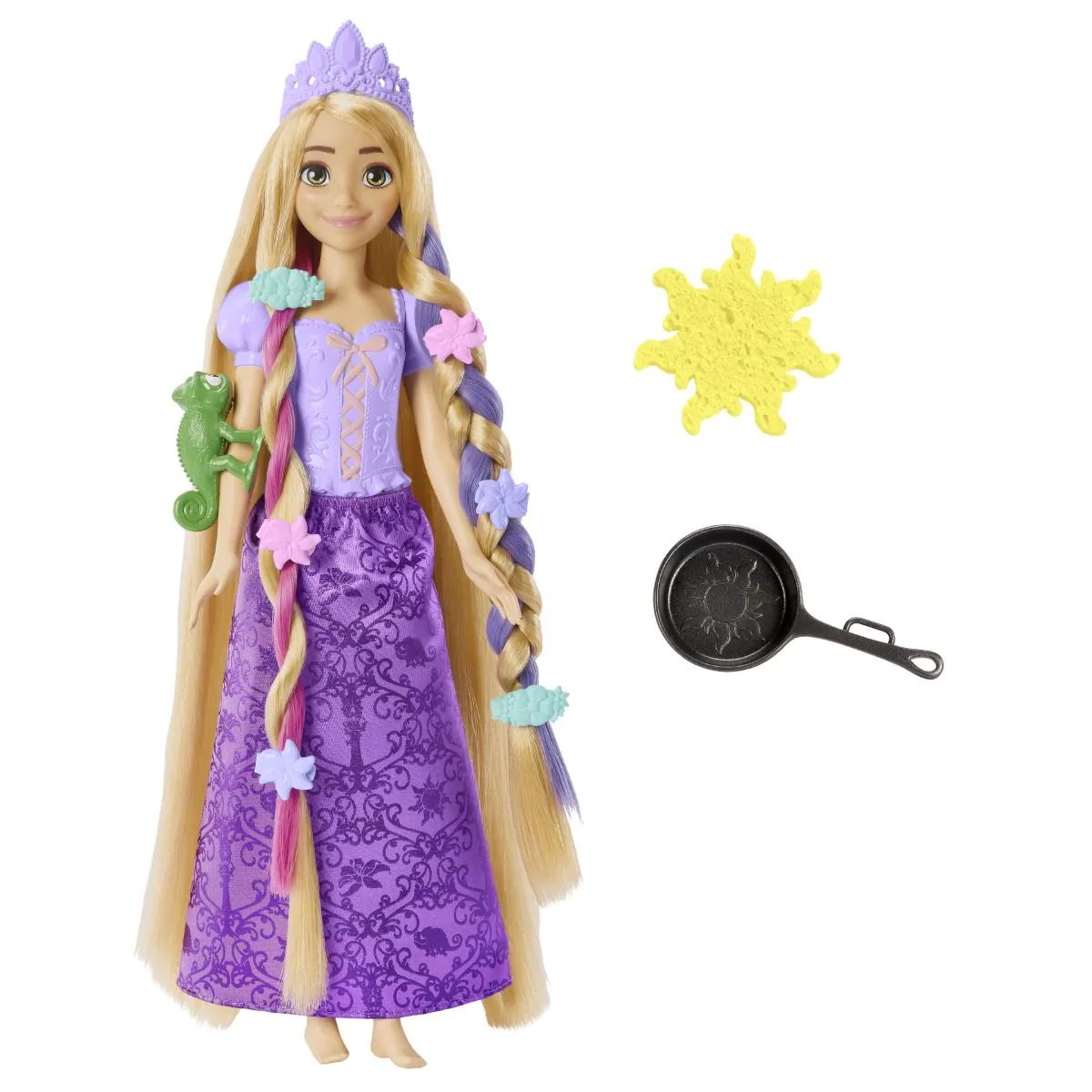 Papusa Disney Princess Fashion Doll Rapunzel cu par magic - poza 1