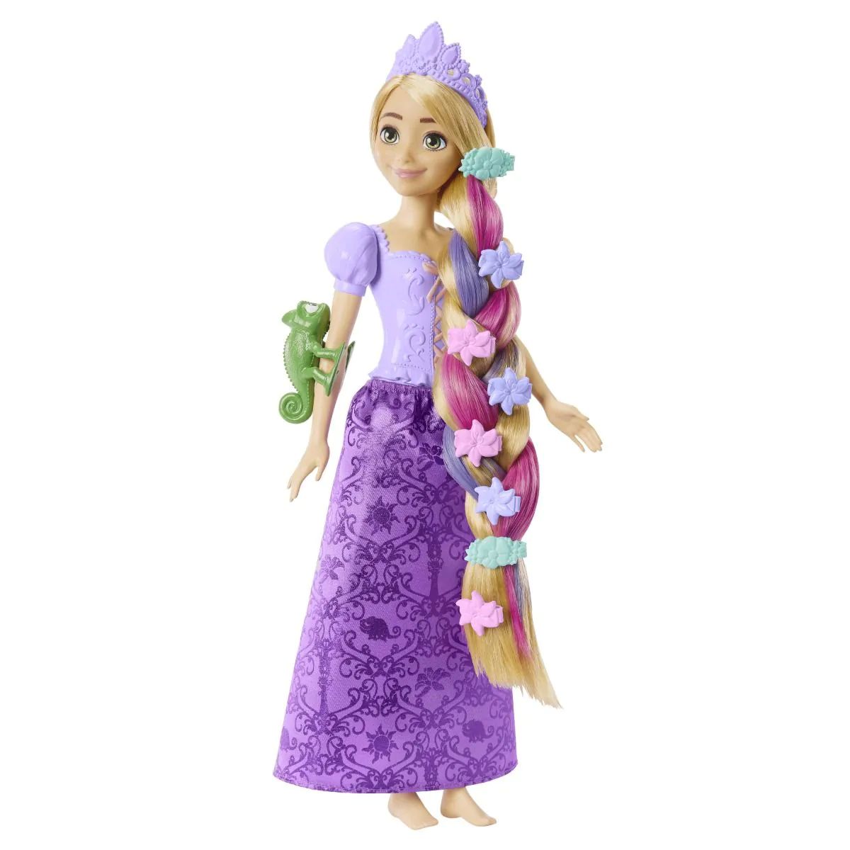 Papusa Disney Princess Fashion Doll Rapunzel cu par magic - poza 3