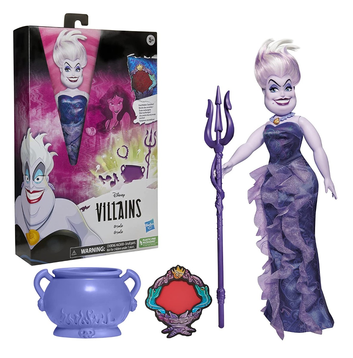 Papusa Disney Villains Ursula din Mica Sirena - poza 2