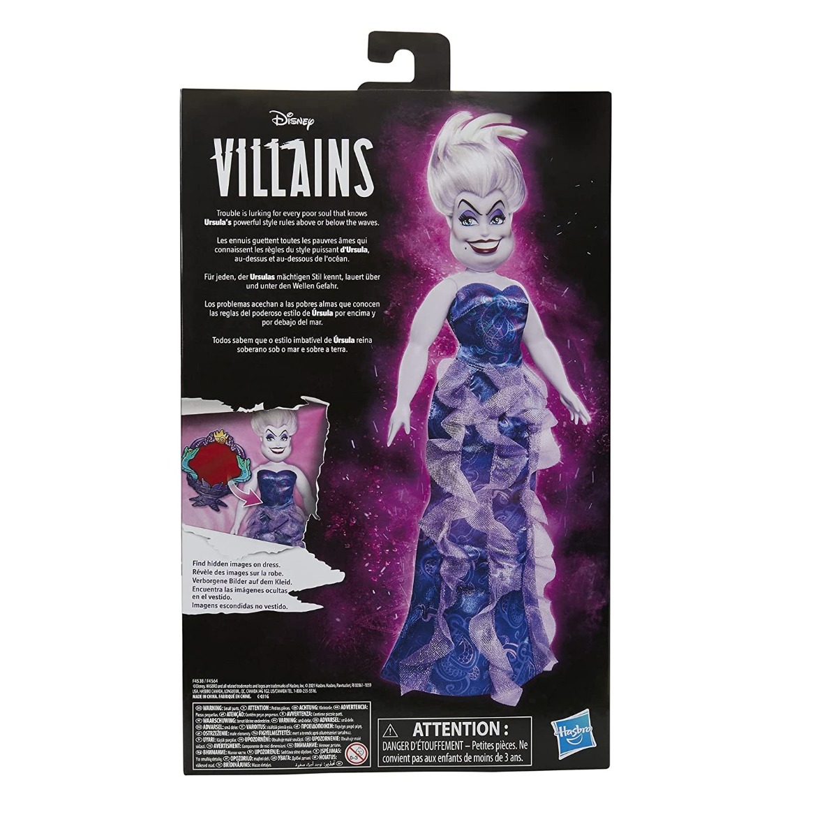 Papusa Disney Villains Ursula din Mica Sirena - poza 3