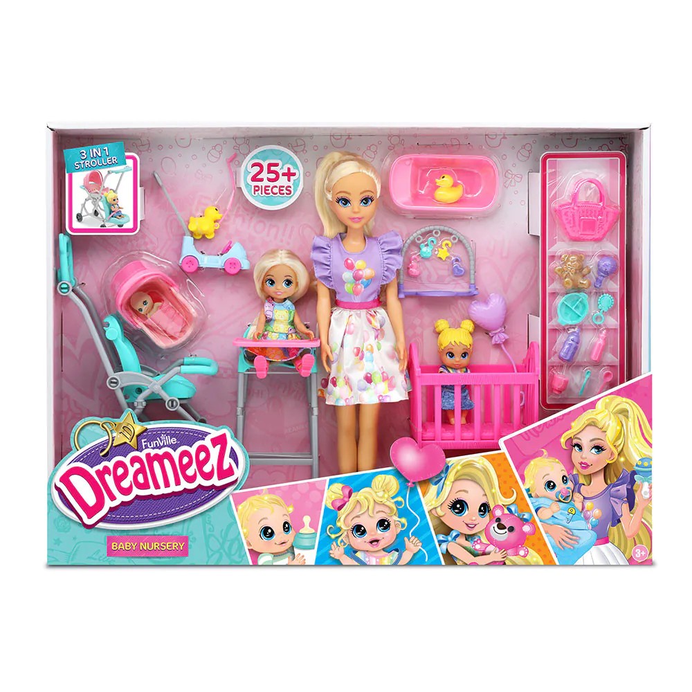 Papusa Dreameez Babysitter cu Bebelusi si Accesorii - poza 2